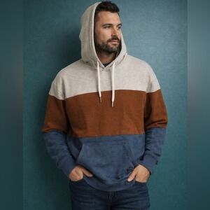 Silver Jeans Co colorblock pullover hoodie Large/ Streetwear / casual / layering